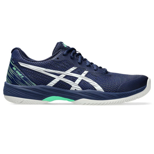 ASICS Men's Gel-Game 9 Tennis Shoe (Blue Expanse/White)