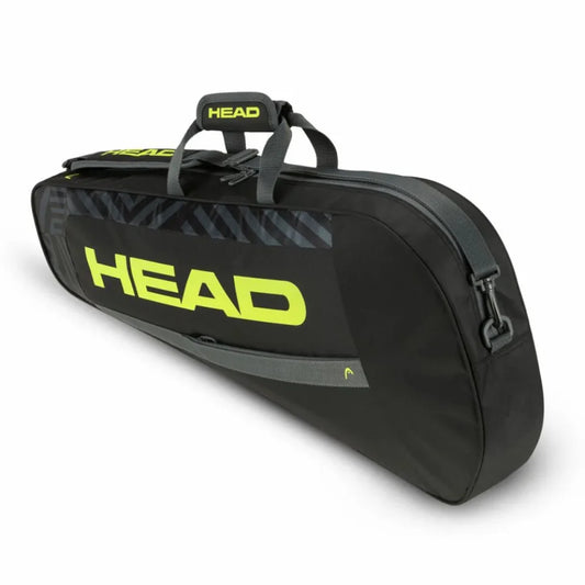 Head Base 2023 Tennis Kit Bag (Black/Neon Yellow)