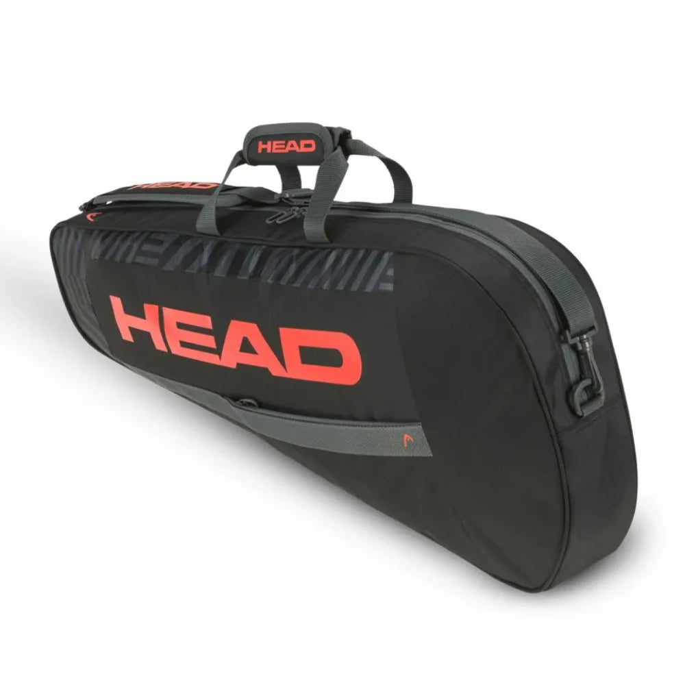 Head Base 2023 Tennis Kit Bag (Black/Orange)