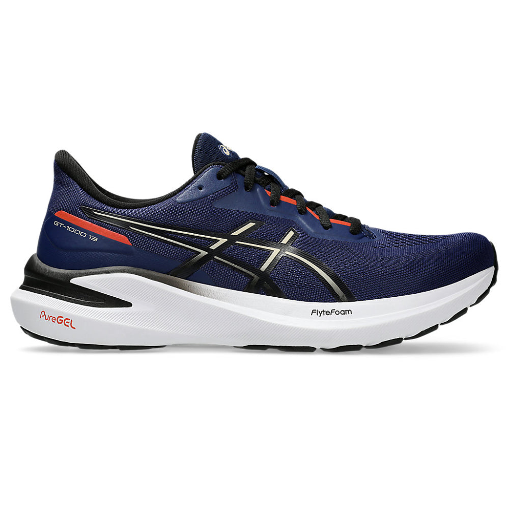 ASICS Men's GT-1000 13 Running Shoe (Blue Expanse/Feather Grey)