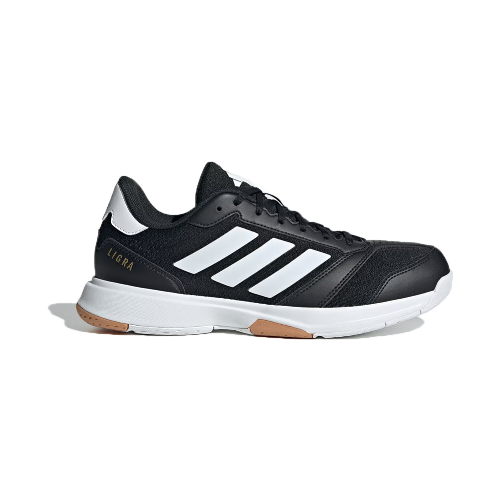 Adidas Men's Ligra 8 Badminton Shoe (Core Black/Cloud White)