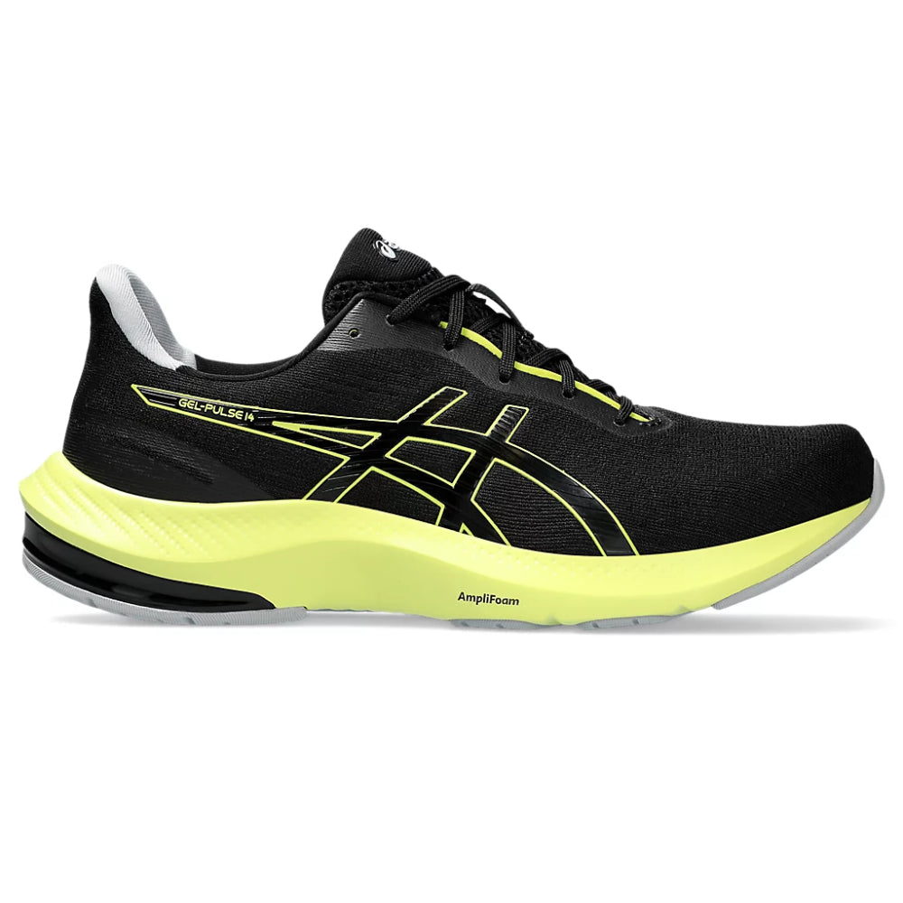 asics Gel Pulse latest Black,Glow Yellow Shoes