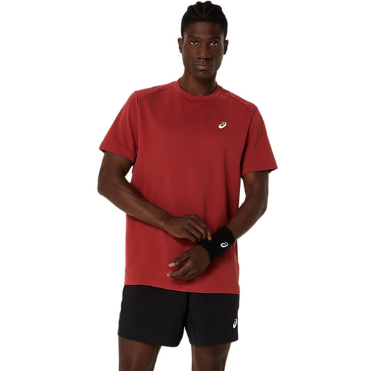 ASICS Men's Court SS Top (Burnt Red)