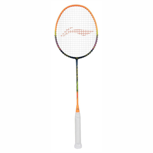 LI-NING Air-Force 80 Lite Unstrung Badminton Racquet (Navy/Orange)