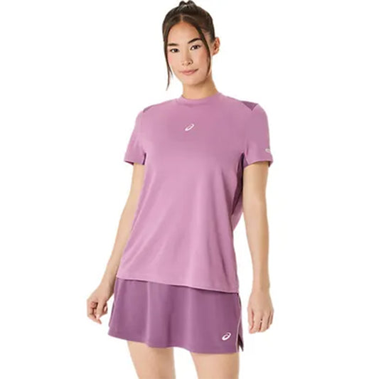 ASICS Women's padel Court SS Top (Violet)