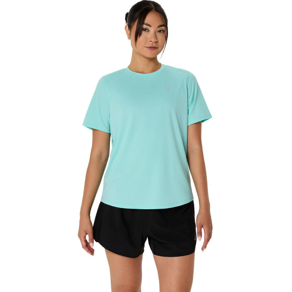 ASICS Women's Silver SS Top (Light Blue)