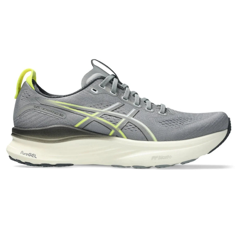 ASICS Men's Gel-Kayano 32 Running Shoe (Gravel/Citron)