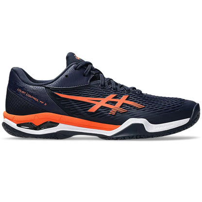 ASICS Men's Court Control FF 3 Badminton Shoe (Midnight/Nova Orange)