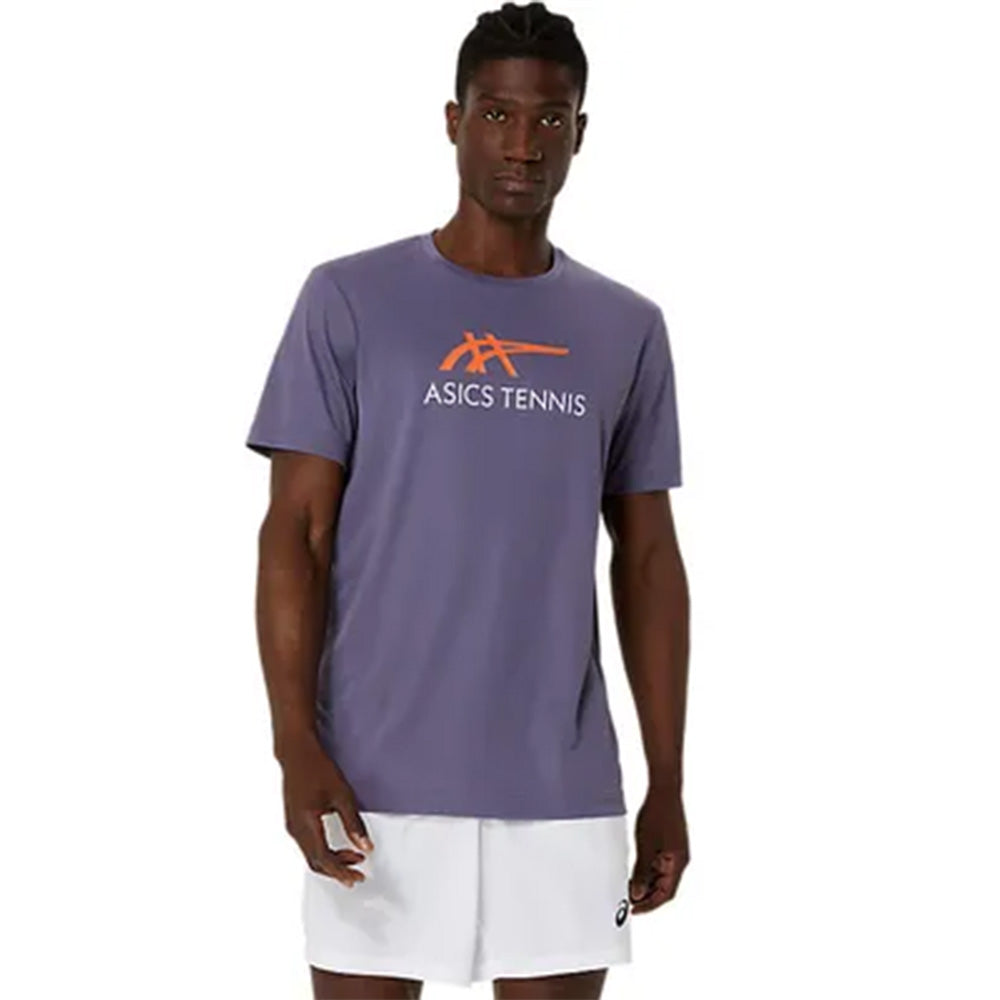 ASICS Men's Court Graphic Tee (Purple)