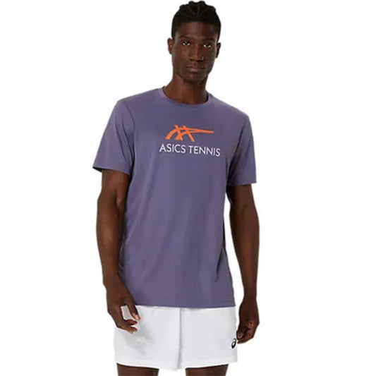 ASICS Men's Court Graphic Tee (Purple)