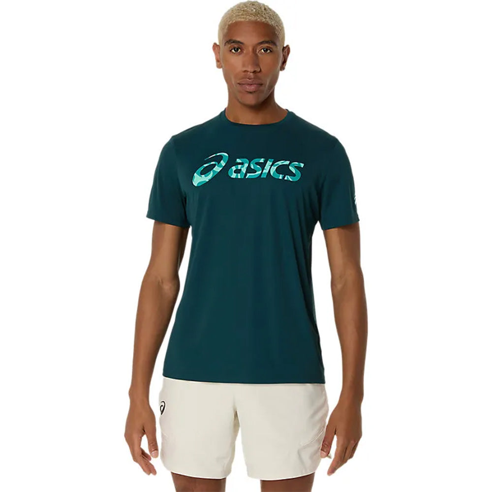 ASICS Men's Match Seasonal Graphic Tee (Green)