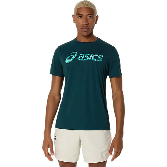 ASICS Men's Match Seasonal Graphic Tee (Green)