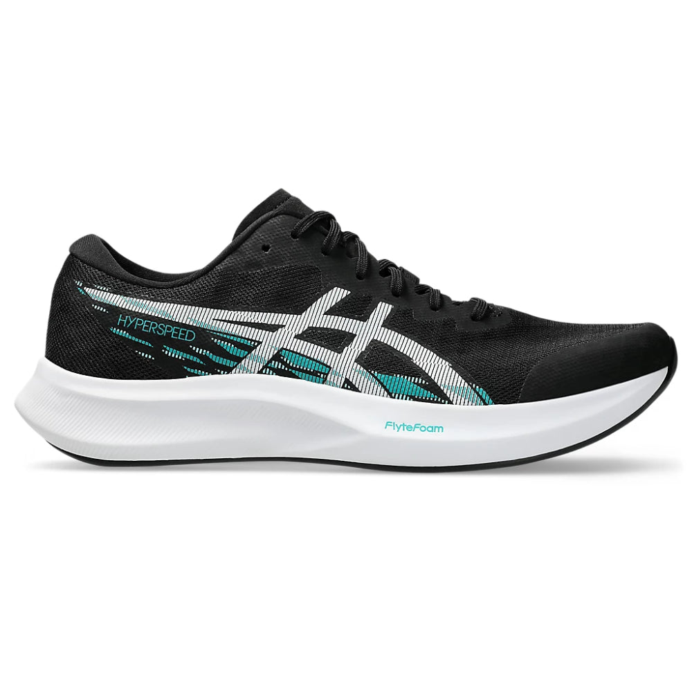 ASICS Men's Hyper Speed 4 Running Shoe (Black/White)