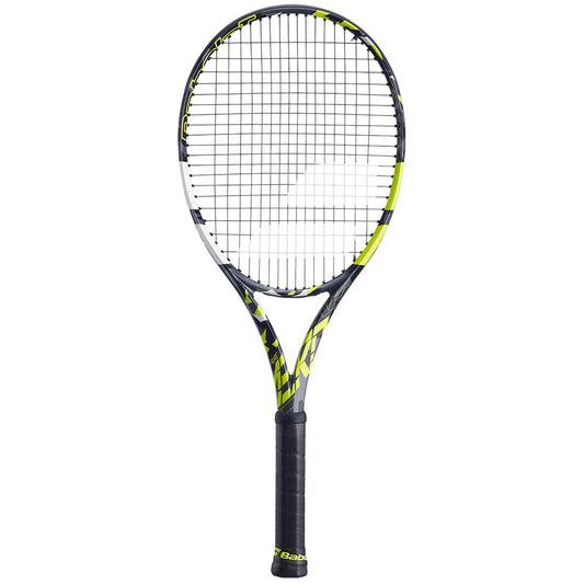 Babolat Pure Aero+ 2023 Unstrung Tennis Racquet (Grey/Yellow/White)
