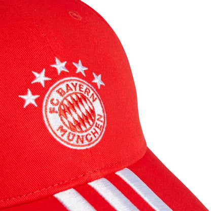 Adidas FC Bayern Baseball Cap (Red/White)
