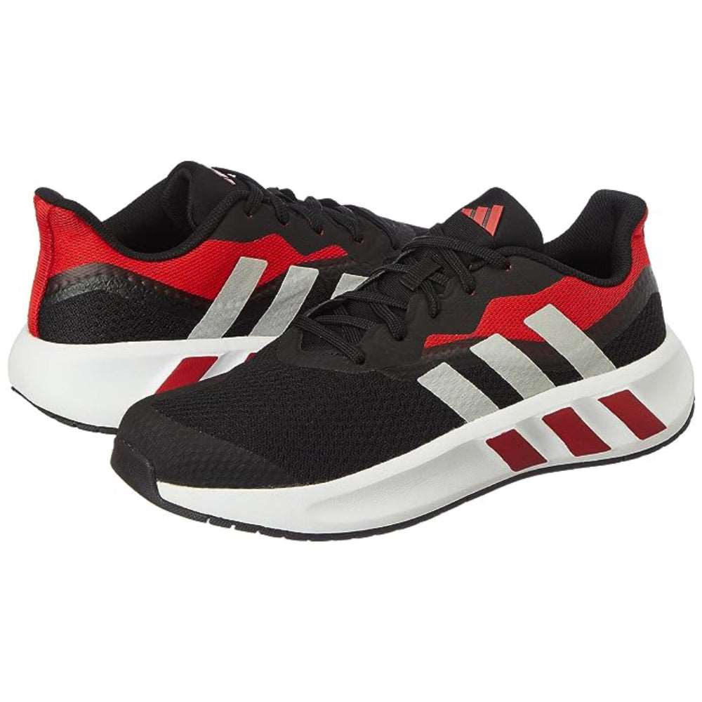 Adidas Men's Adilaska M Running Shoe (Core Black/Silver/Scarlet)