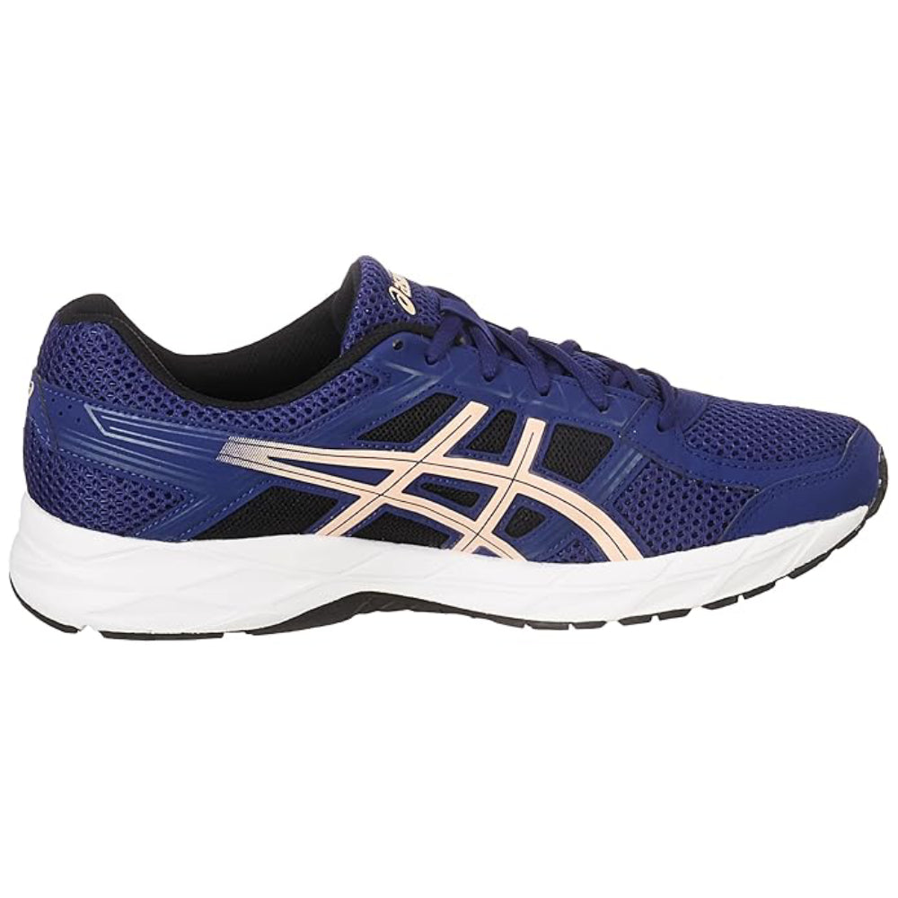 ASICS Men's Gel-Contend 4B+ Running Shoe (Dive Blue/Apricot Crush)