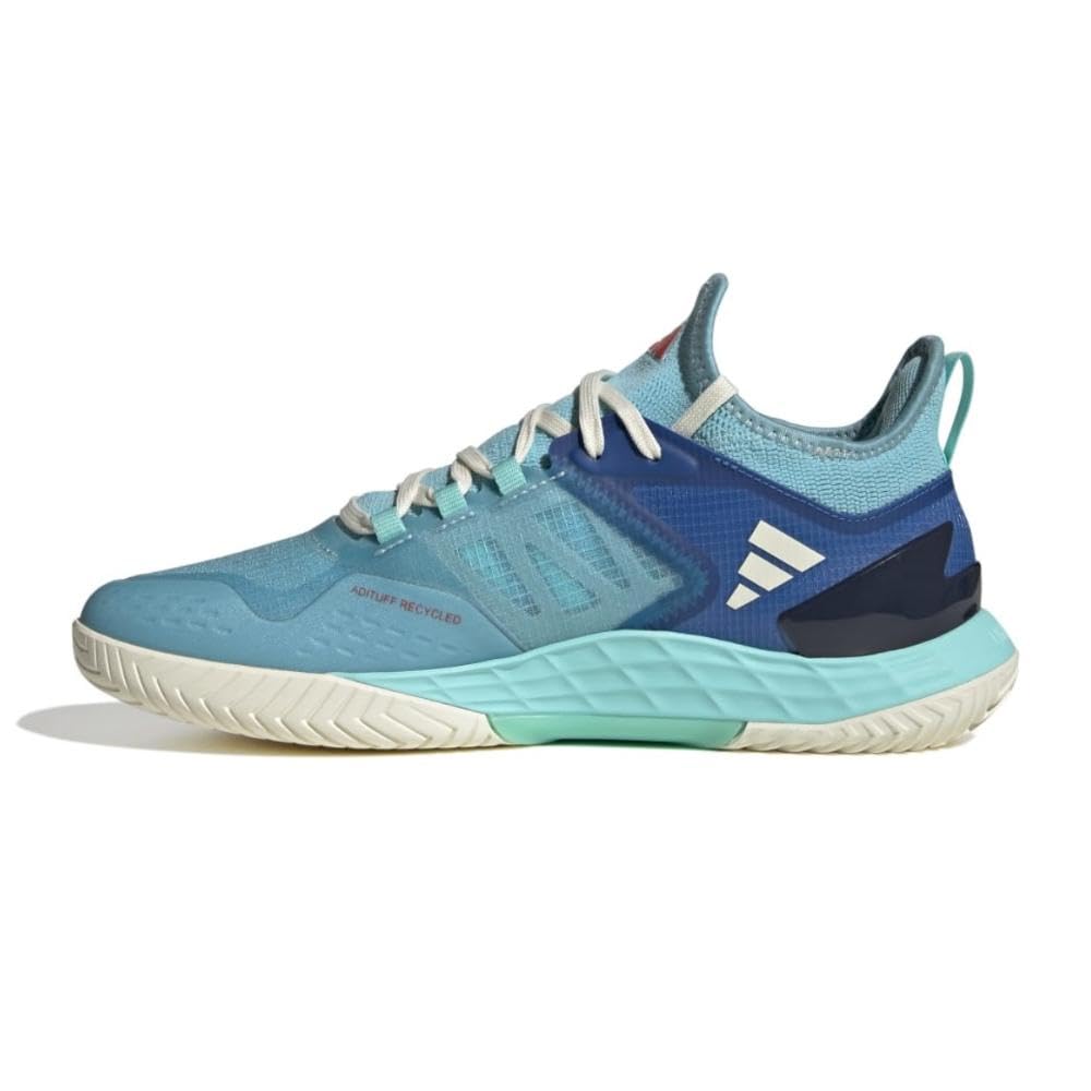 Adidas Men's Adizero Ubersonic 4.1 Tennis Shoe (Light Aqua/Off White/Flash Aqua)