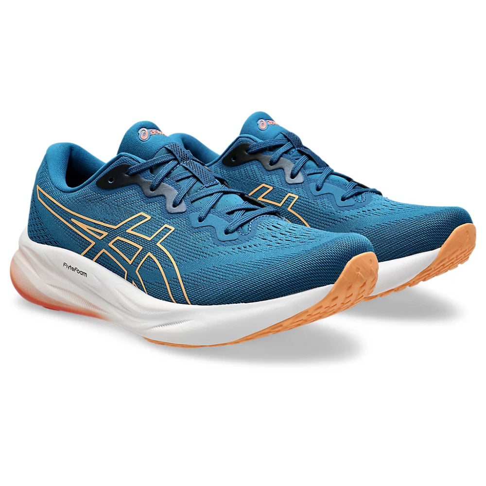 ASICS Men's Gel Pulse 15 Running Shoe (Rich Navy/Faded Orange)