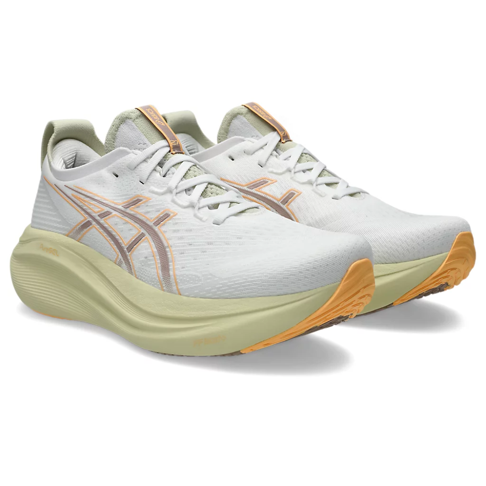 Asics Men's Gel-Nimbus 27 (White/Fawn)