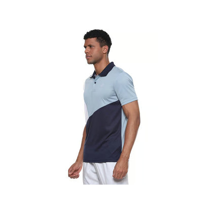 asics regular fit color blocked polo top