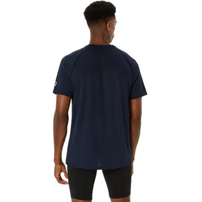 ASICS Men's Track Graphic Short Sleeve Top (Midnight)