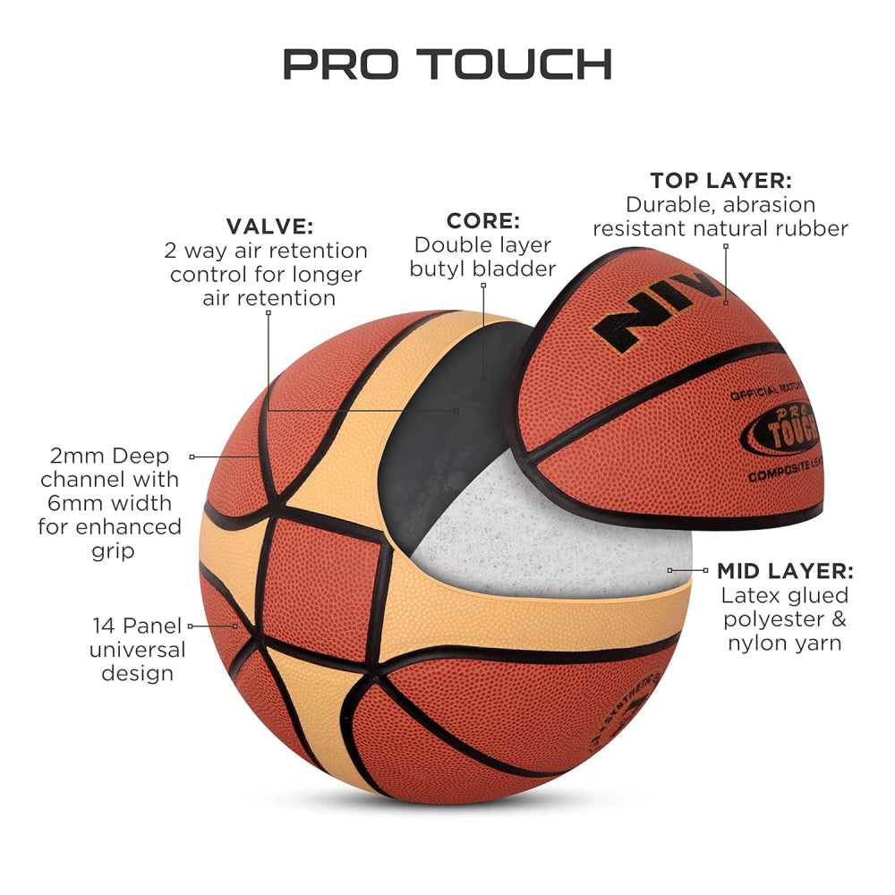 Top Nivia Pro Touch BasketBall