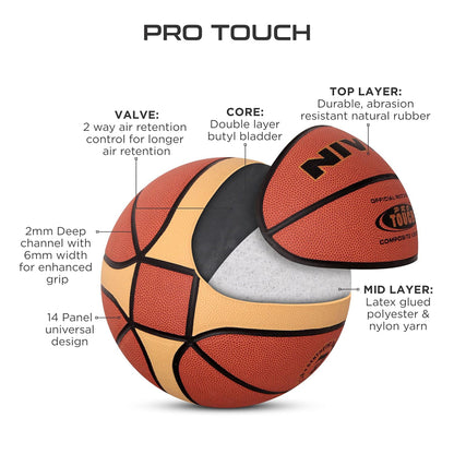 Top Nivia Pro Touch BasketBall