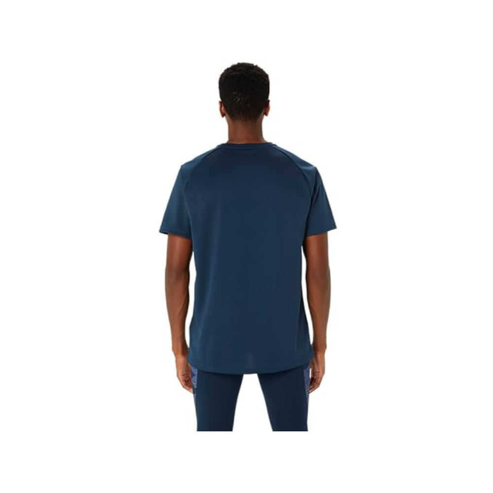 ASICS Men's Track Practice Graphic Top (French Blue)
