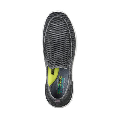SKECHERS Men's Lattimore Warner Running Shoe (Charcoal)