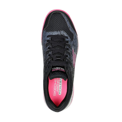 skechers best viper court pickleball black tennis shoe