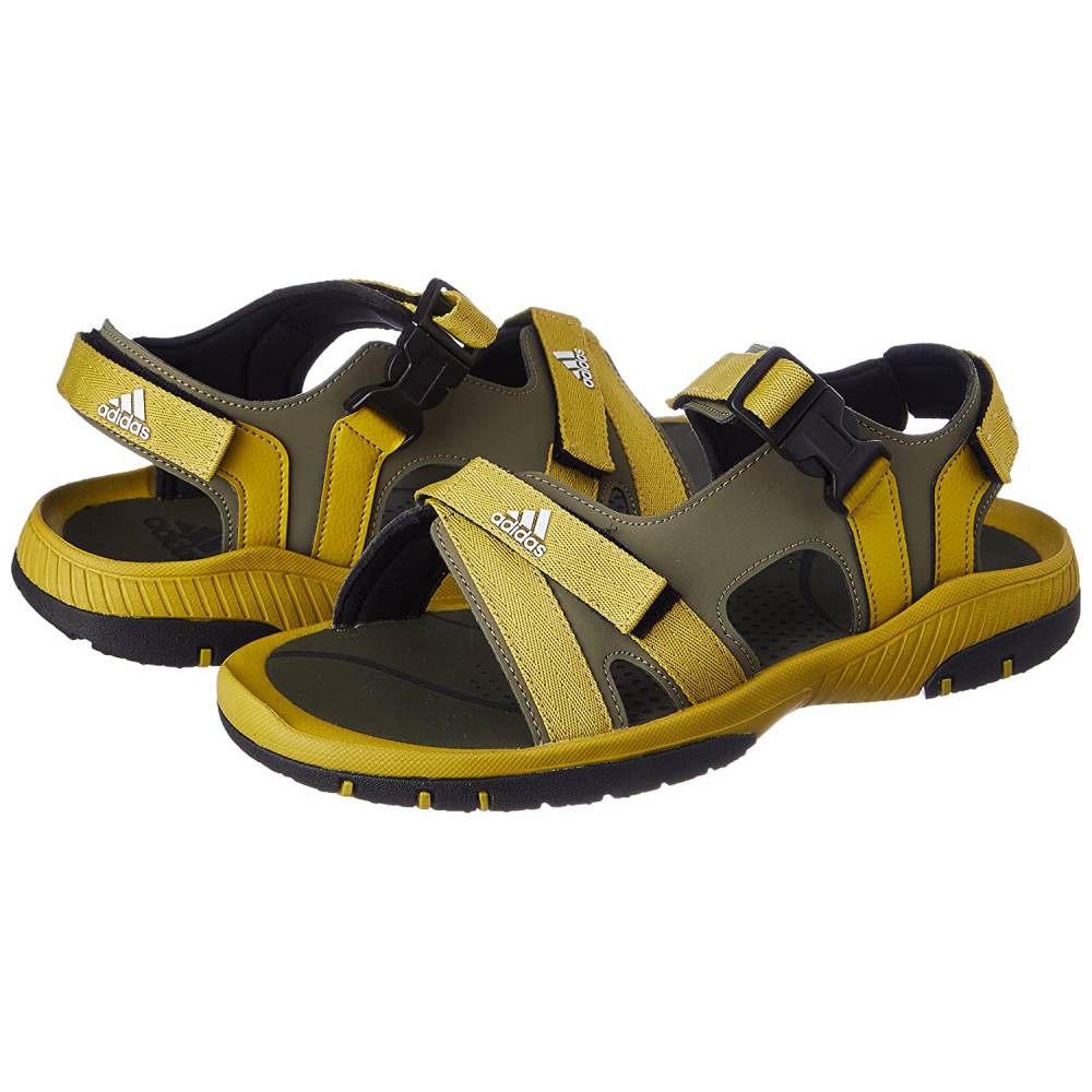 Amazon.com | adidas Adilette Slides Men's, Yellow, Size 11 | Sandals