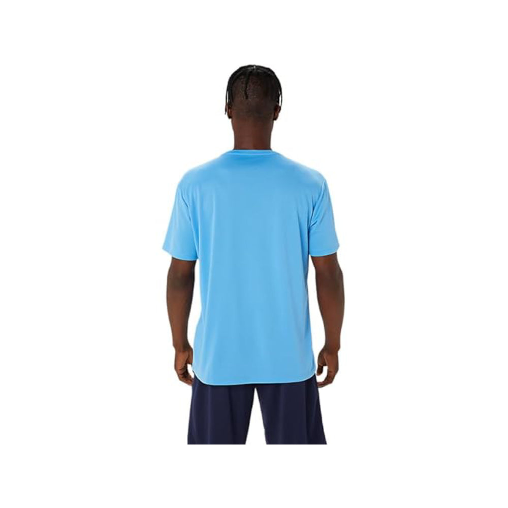 ASICS Men's Hex Graphic Dry Short Sleeve Top (Waterscape)