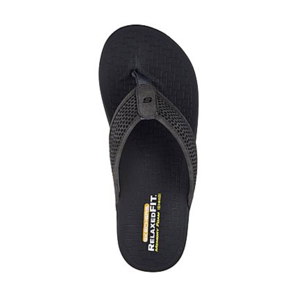 skechers best pelem-emiro charcoal slipper