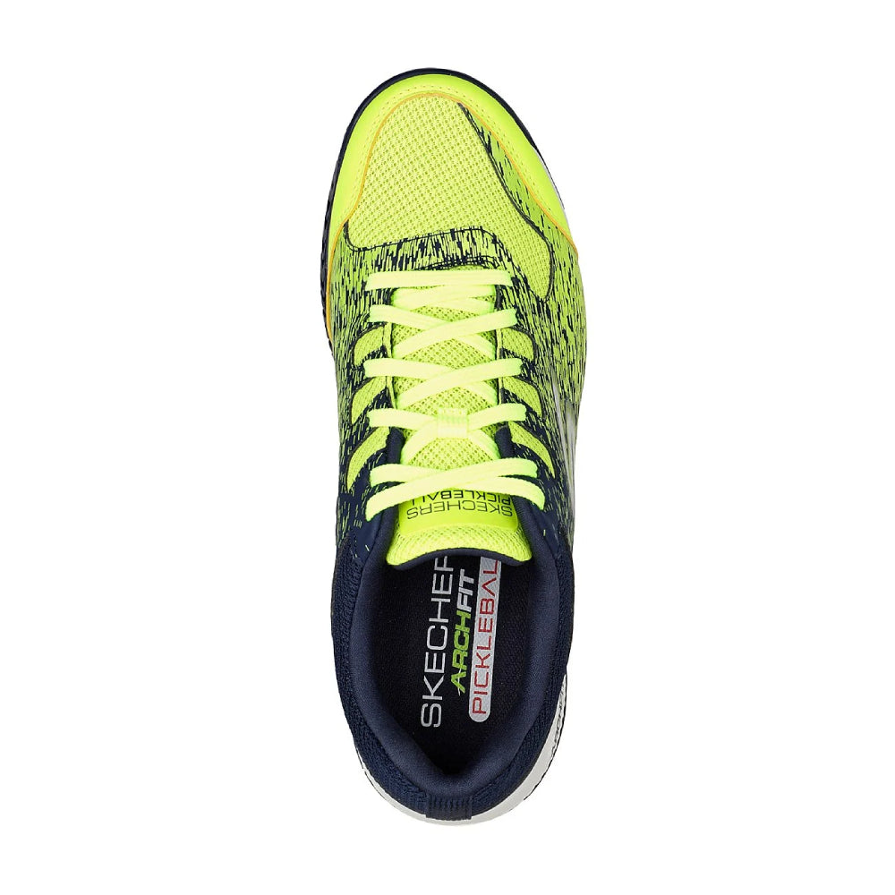 skechers best viper court pickleball yellow tennis shoe