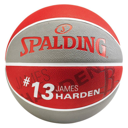 SPALDING James Harden Basketball (Red/Light Grey)
