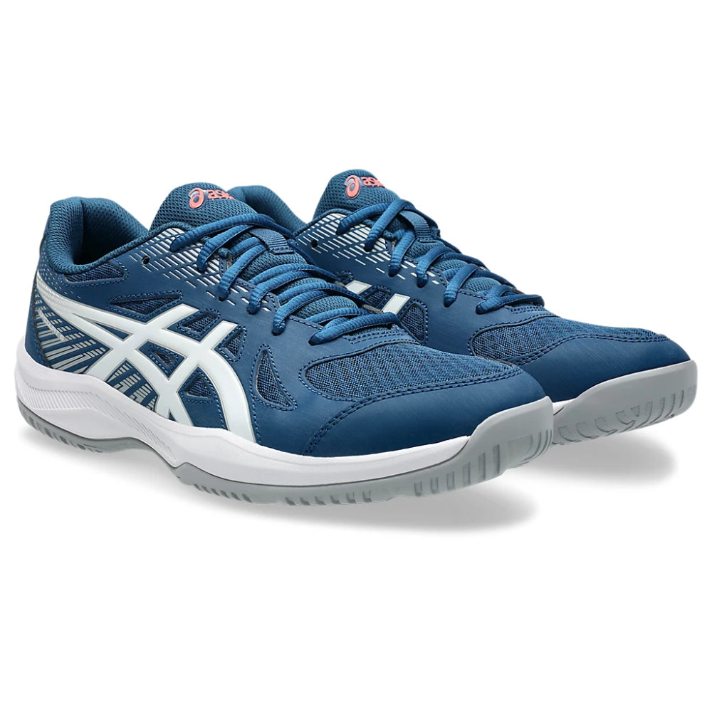 Asics Men's Upcourt 6 Volleyball Shoes (Mako Blue/ White)
