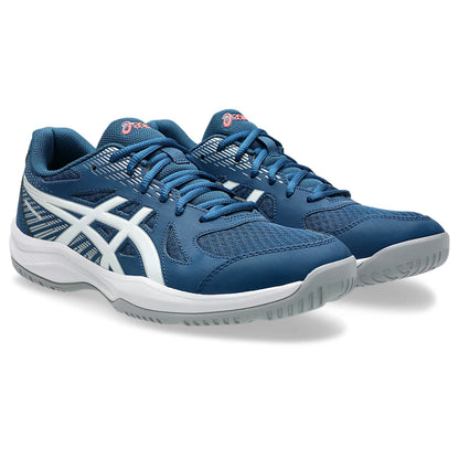 Asics Men's Upcourt 6 Volleyball Shoes (Mako Blue/ White)