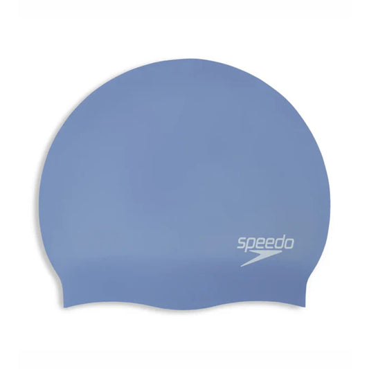 Speedo Unisex Long Hair Swimming Cap (Blue/Purple)