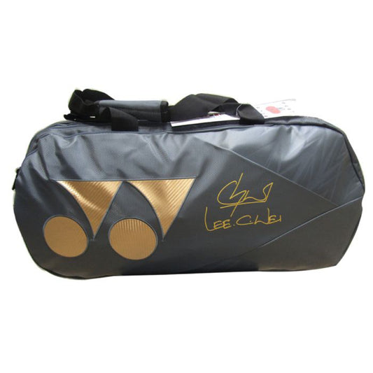 YONEX SSS-3D-Q014-2231W-S Tournament Badminton Kit Bag (Plum Kitten/Gold)