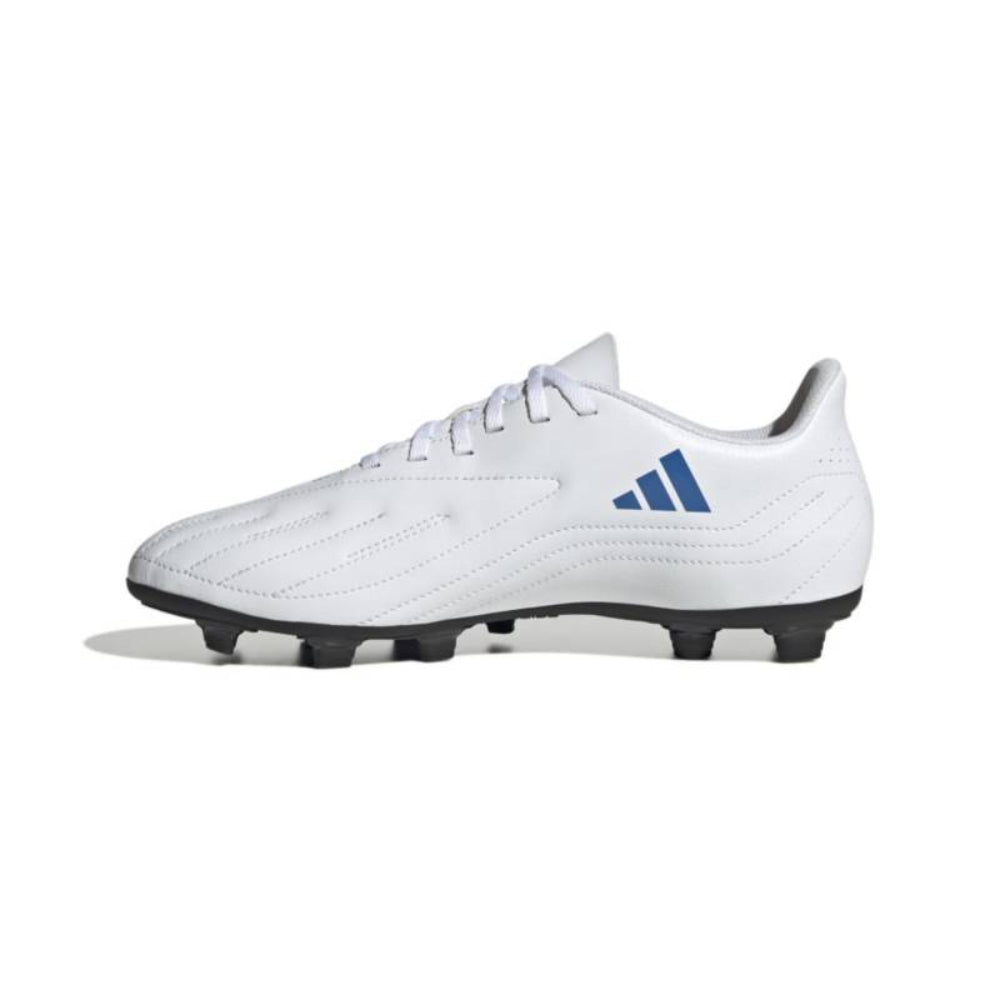 Adidas Men's Deportivo II Flexible ground Football Shoe (White/Royal Blue/royal Blue)