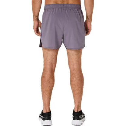 ASICS Men's Silver 5In Short (Lavender Grey)