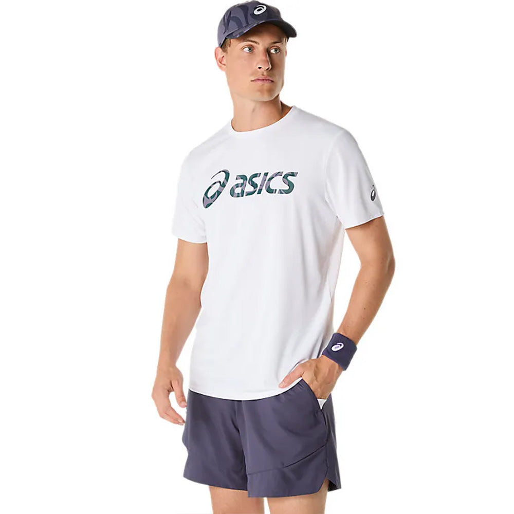 ASICS Men's Match Seasonal Graphic Tee (White)