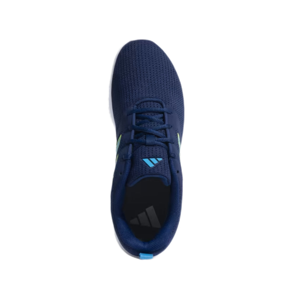 Adidas Men's Fleecewalk Running Shoe (Night Sky/Lucid Lemon/Pulse Blue)