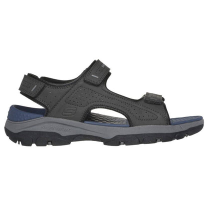 SKECHERS Men's Tresmen-Garo Sandal (Charcoal)