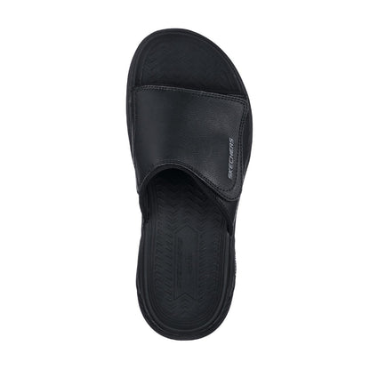 SKECHERS Men's Arch Fit Motley SD-Revelo sandal (Black)