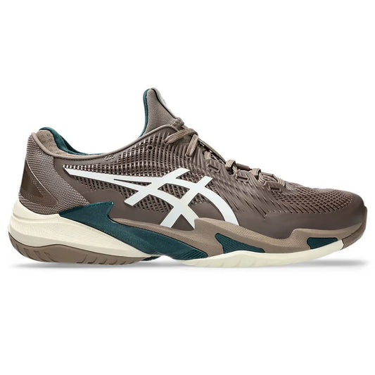 ASICS Men's Court FF 3 Tennis Shoe (Taupe Grey/White)