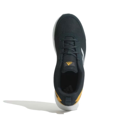 Adidas Men's Questeron Running Shoe (Tech Onix/Silver Metallic/Preloved Yellow)