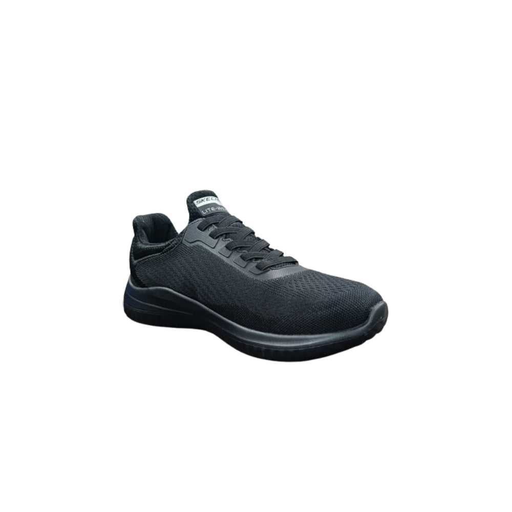 SKECHERS Men's Delson 3.0 Running Shoe (Black)