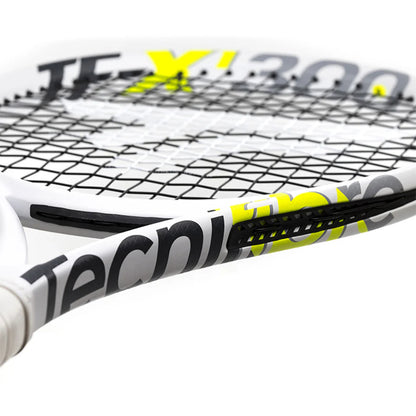 Tecnifibre TF-X1 300 Unstrung Tennis Racquet (White)